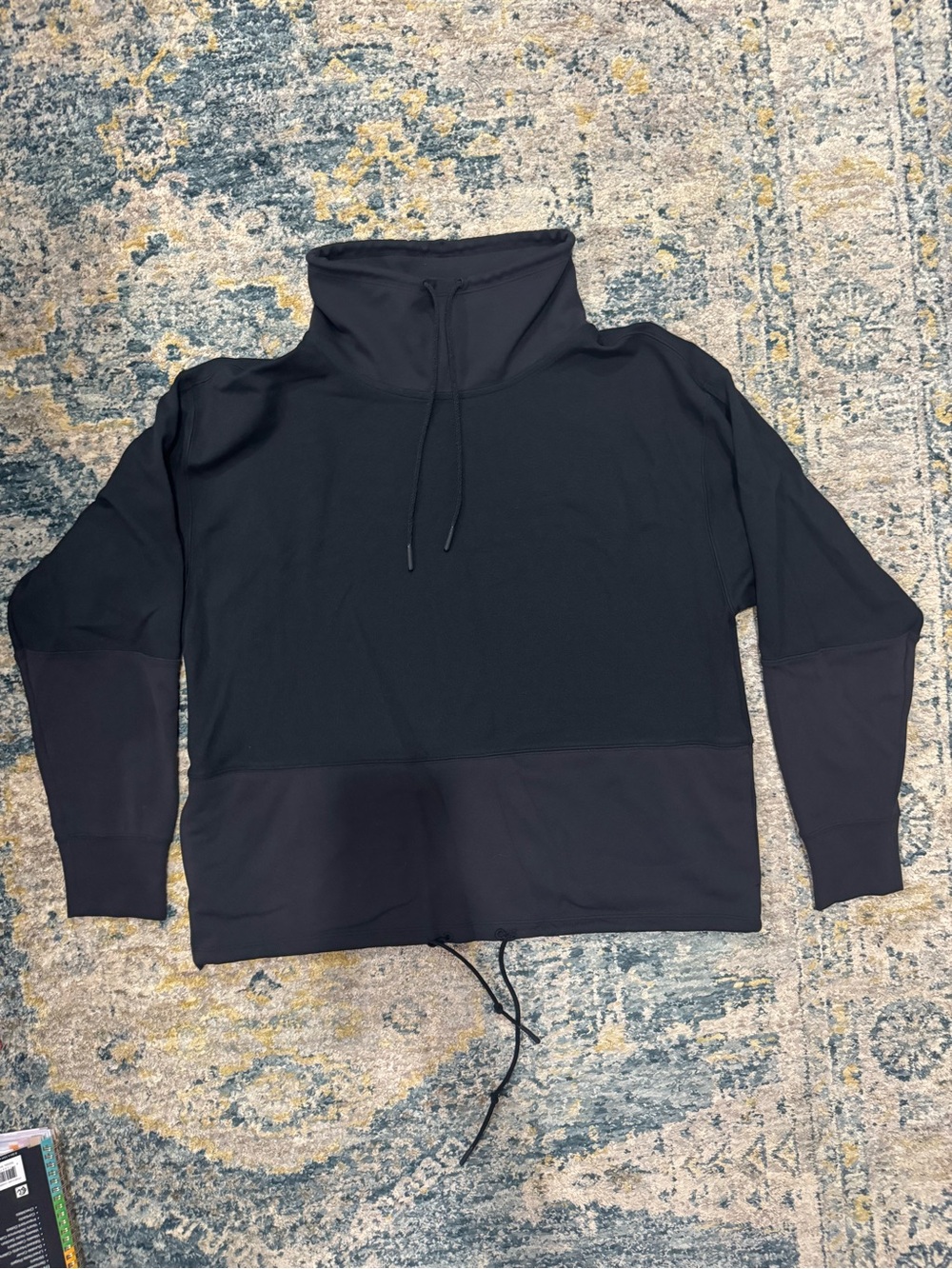 Athleta Black Turtleneck Pullover Sweater